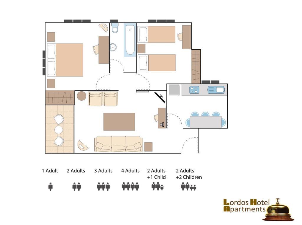 Lordos Hotel Apartments Nicosia Szoba fotó